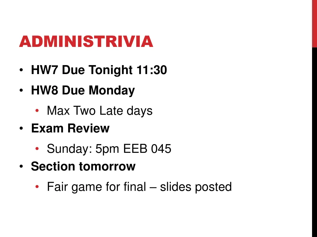 administrivia