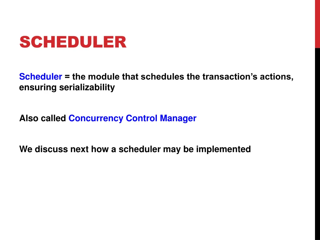 scheduler