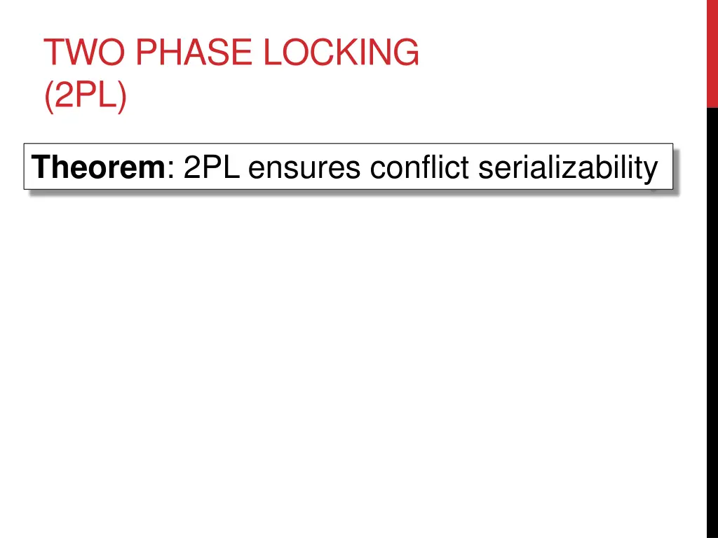 two phase locking 2pl 1