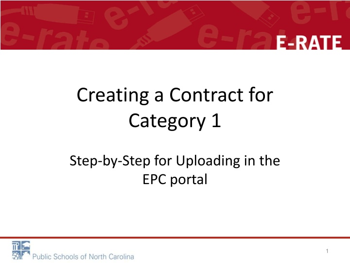 creating a contract for category 1