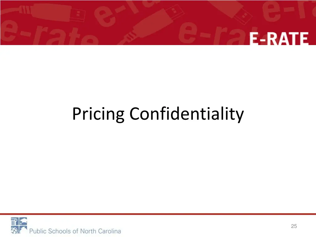 pricing confidentiality