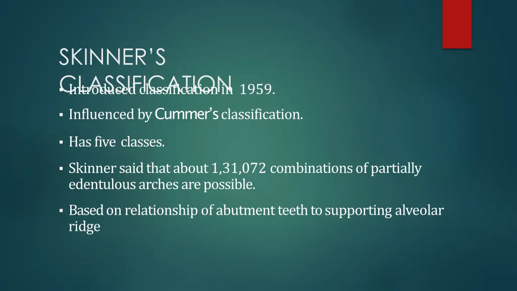 skinner s classification introduced