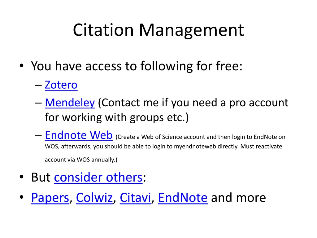 citation management