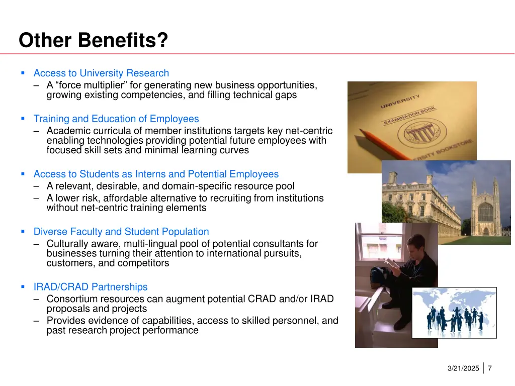 other benefits