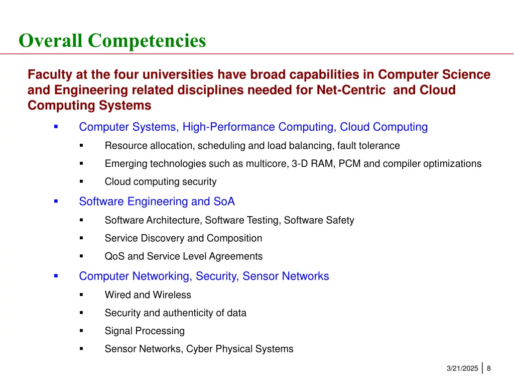 overall competencies