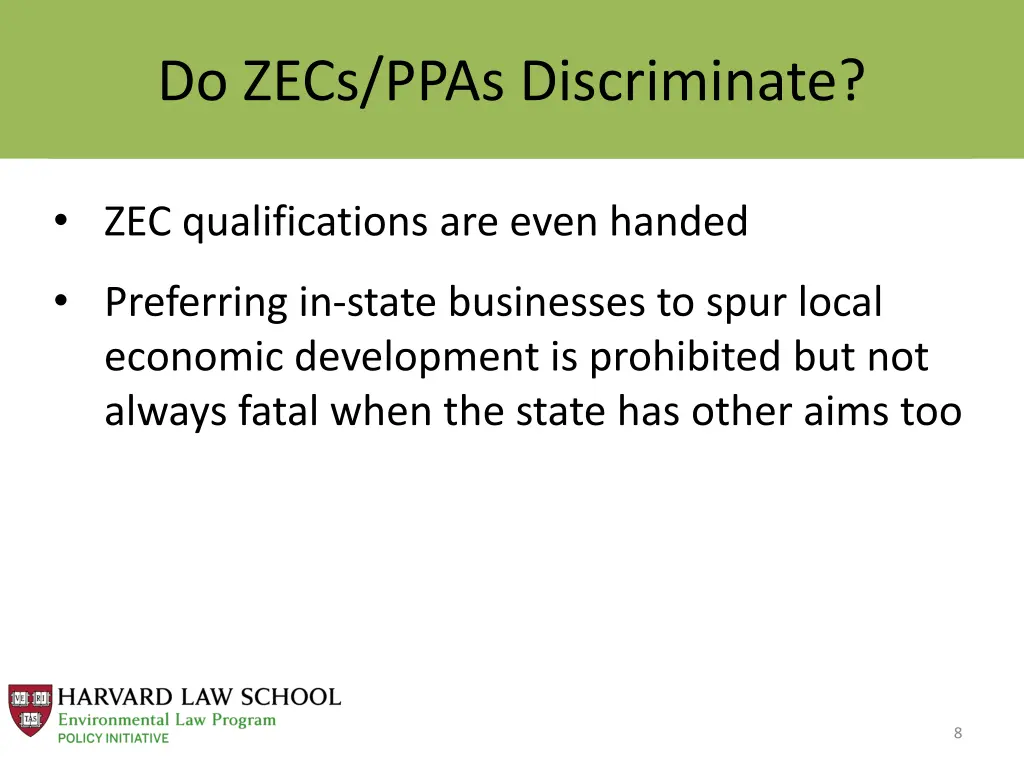 discrimination against out of state economic