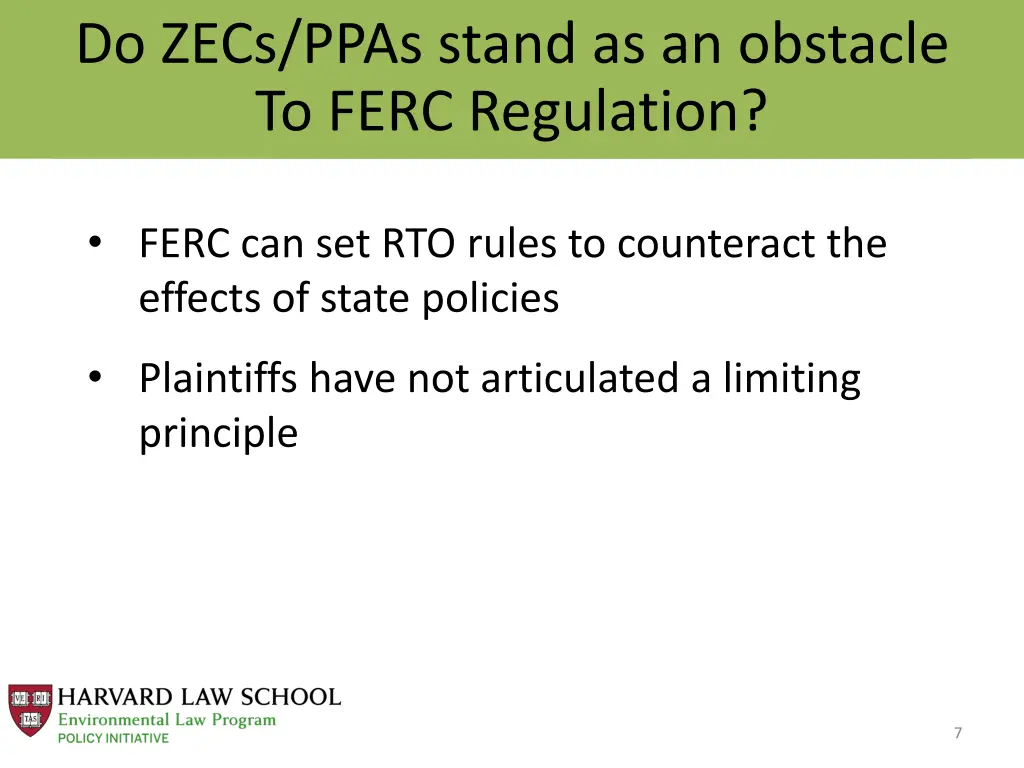 do zecs ppas stand as an obstacle