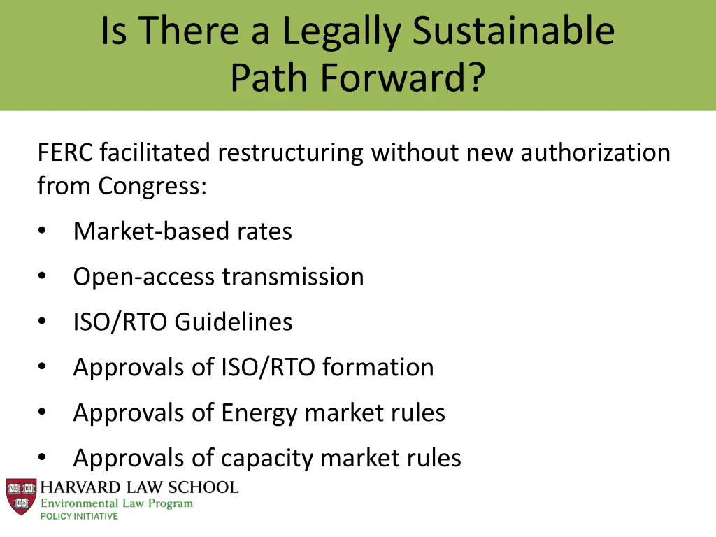 is there a legally sustainable path forward 1