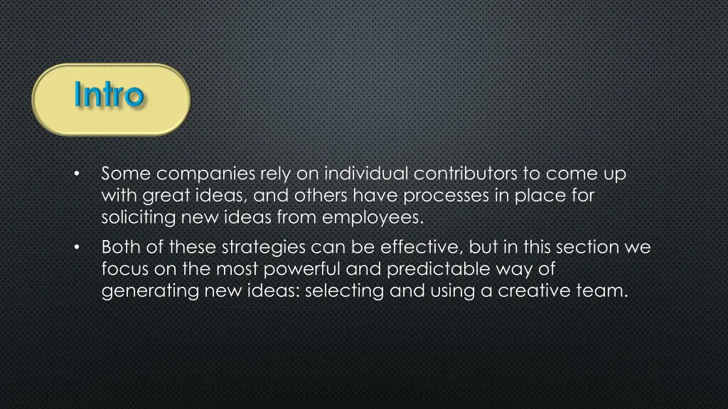 some companies rely on individual contributors 1