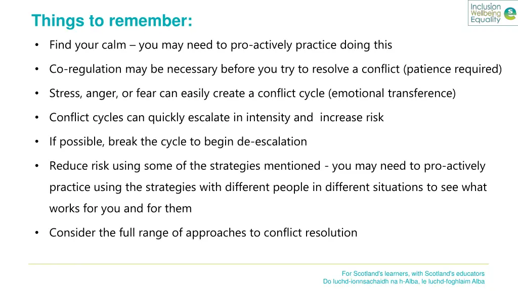 things to remember