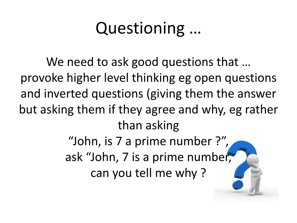 questioning