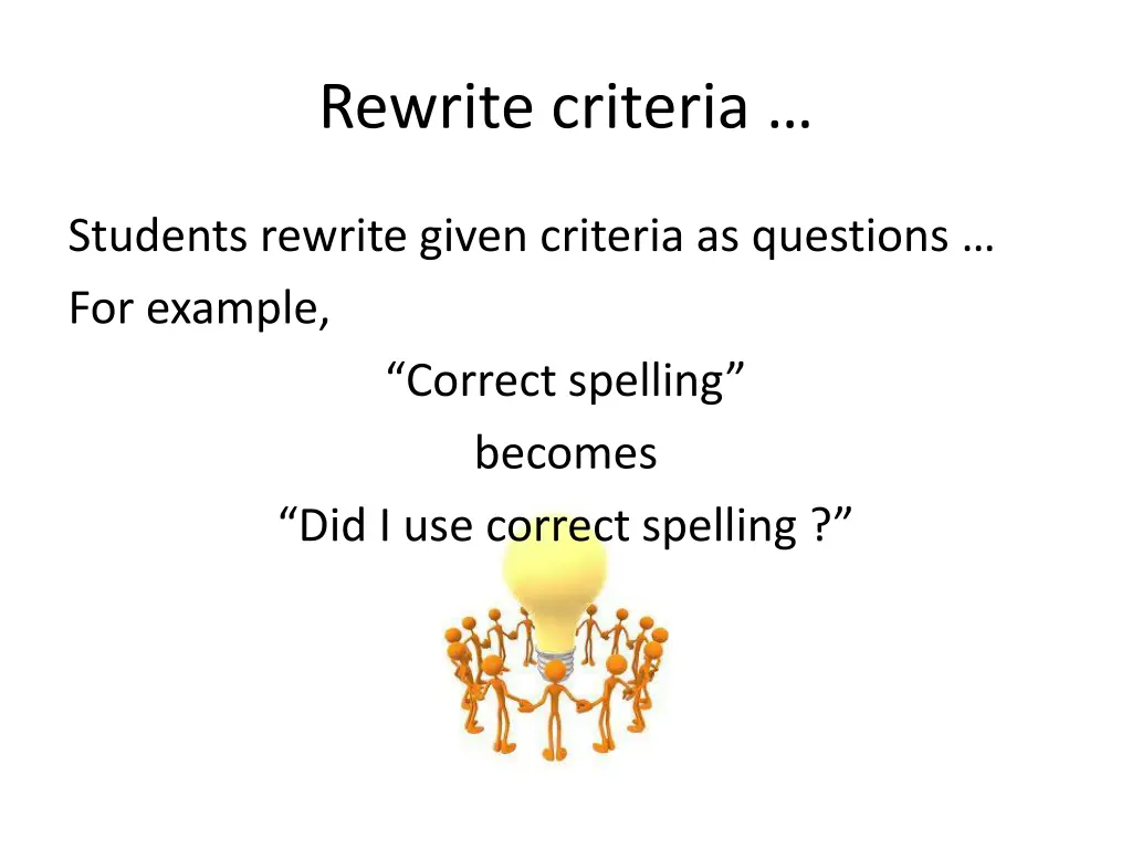 rewrite criteria