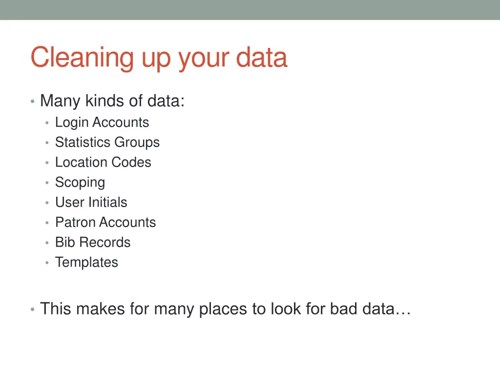 cleaning up your data 1