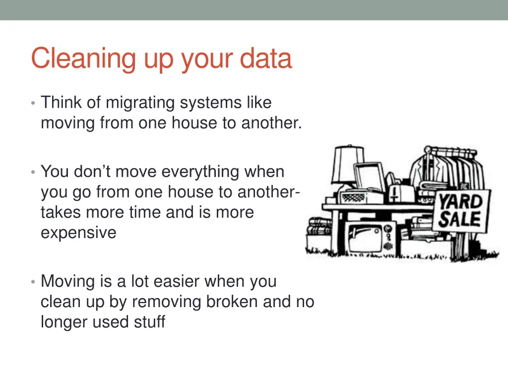 cleaning up your data