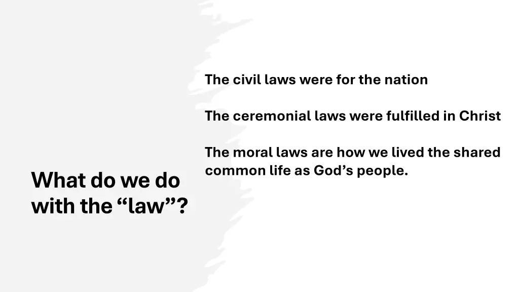 the civil laws were for the nation