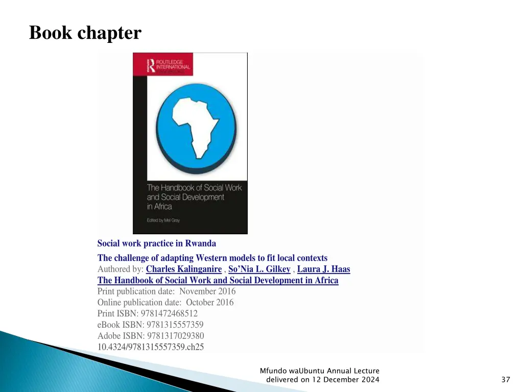book chapter
