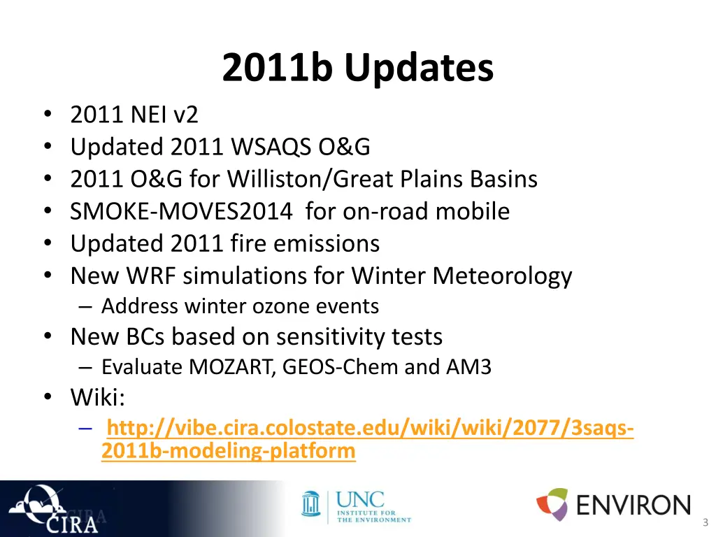 2011b updates