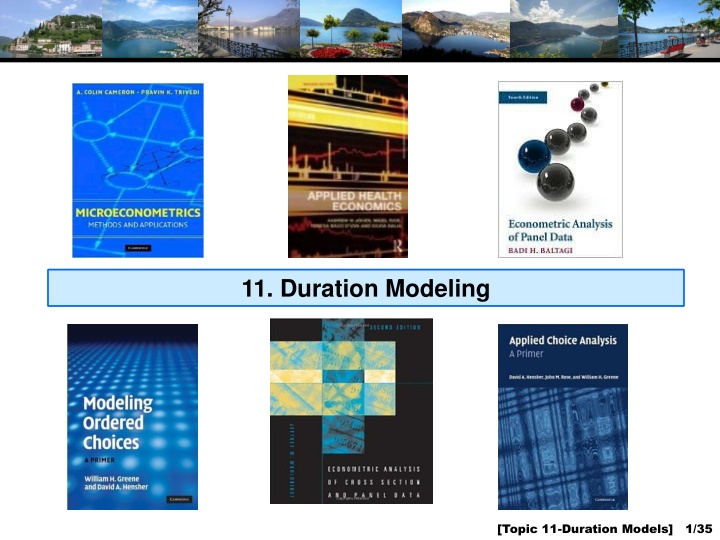 11 duration modeling