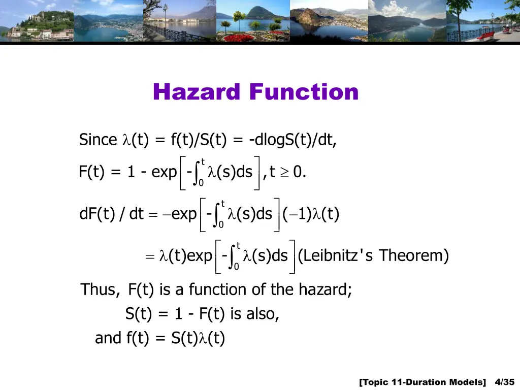 hazard function