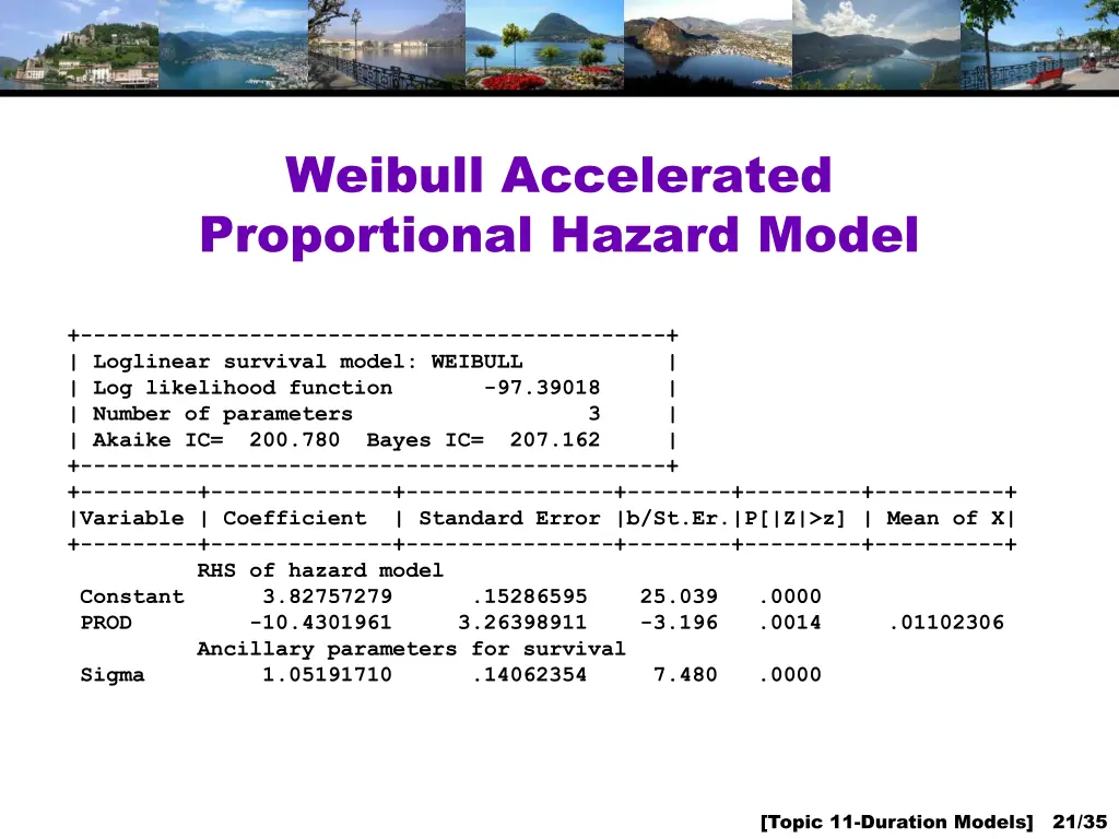 weibull accelerated proportional hazard model