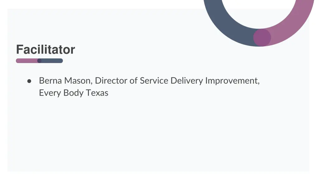 facilitator