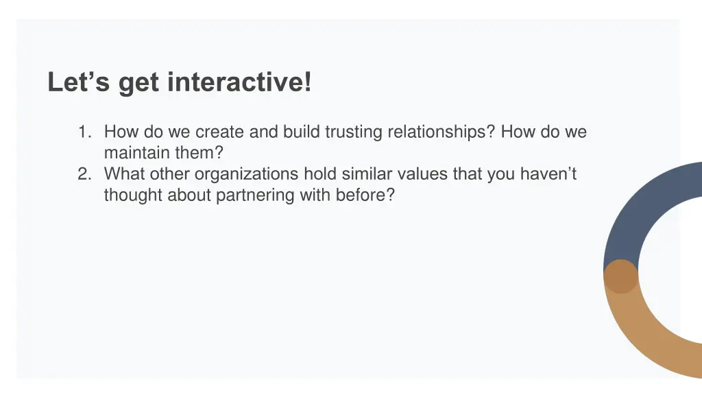 let s get interactive