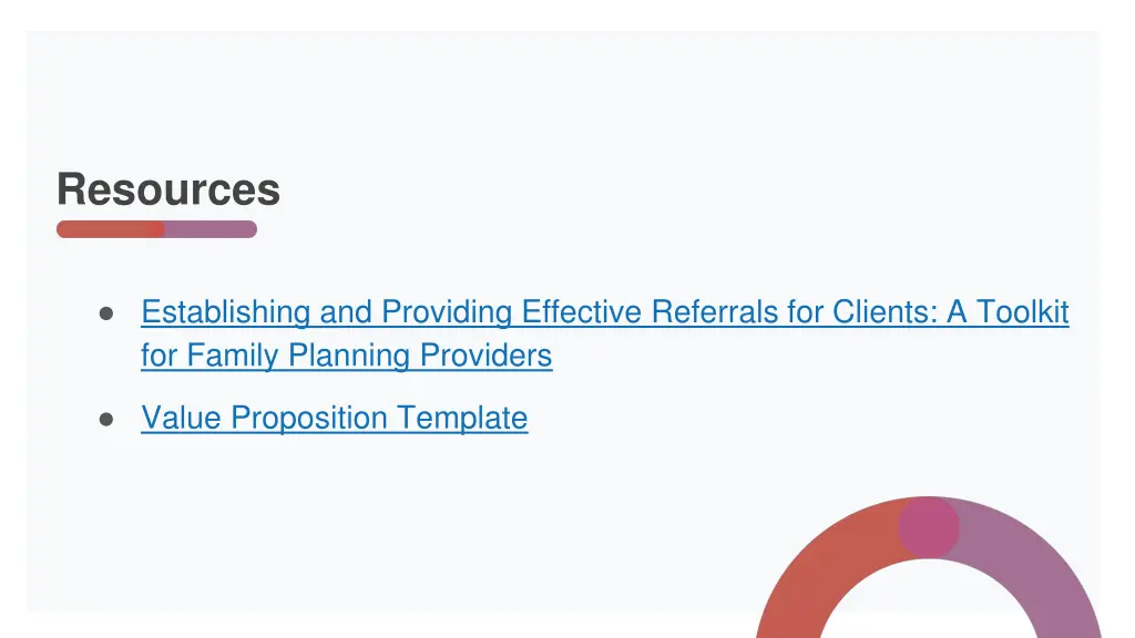 resources