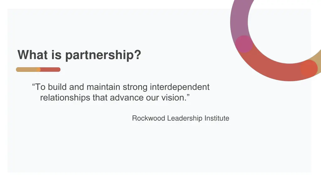 what is partnership