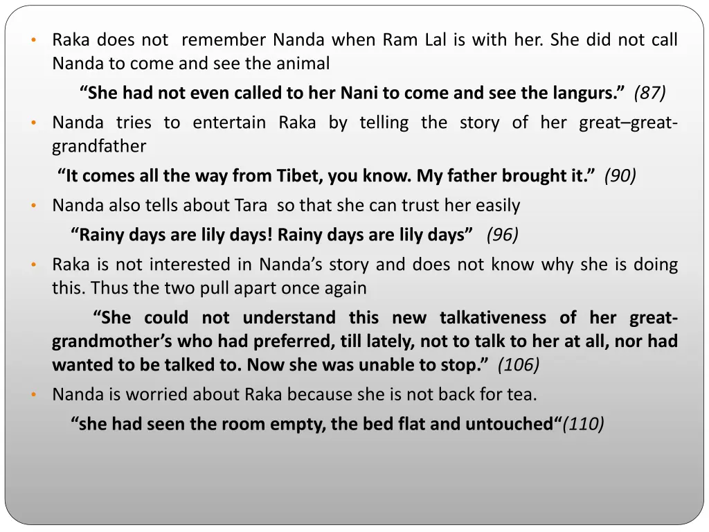 raka does not remember nanda when ram lal is with