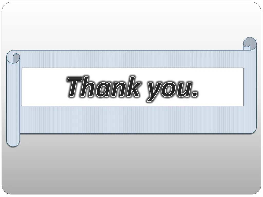 thank you