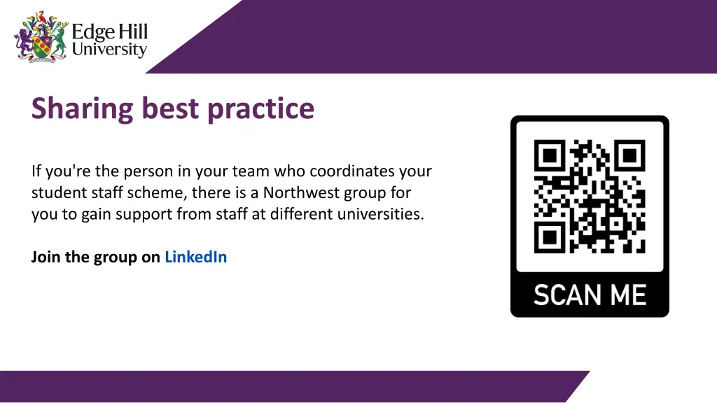 sharing best practice