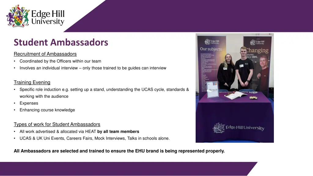 student ambassadors