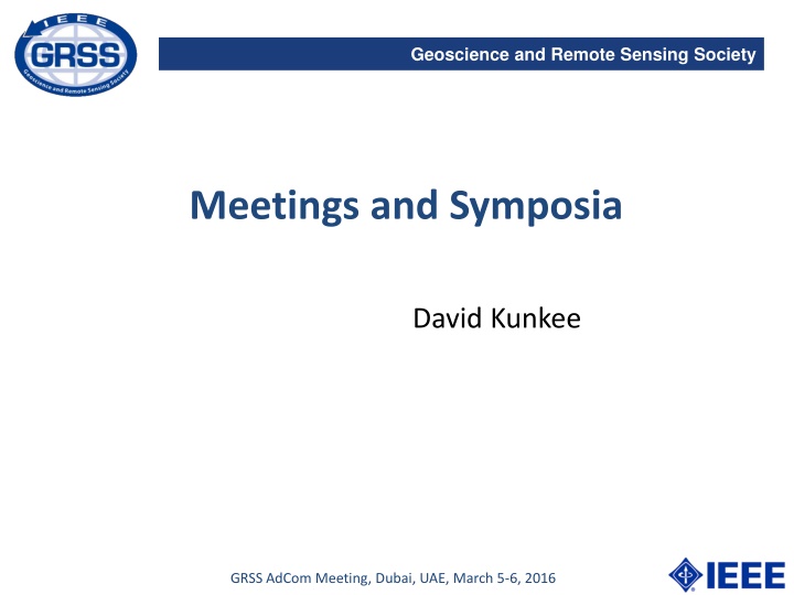 geoscience and remote sensing society