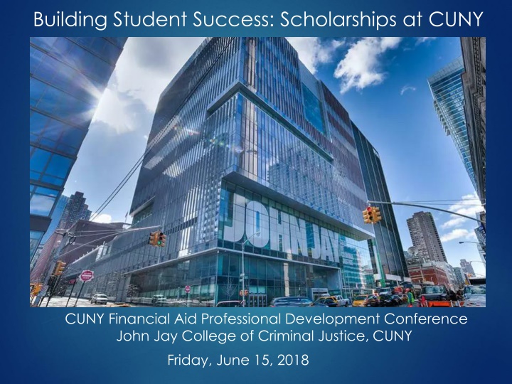 building student success scholarships at cuny