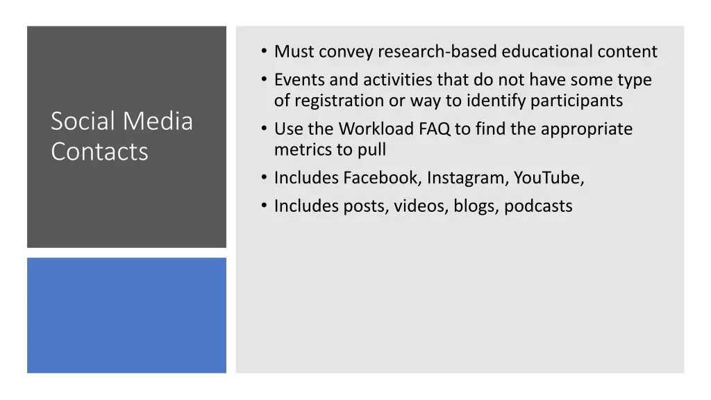must convey research based educational content