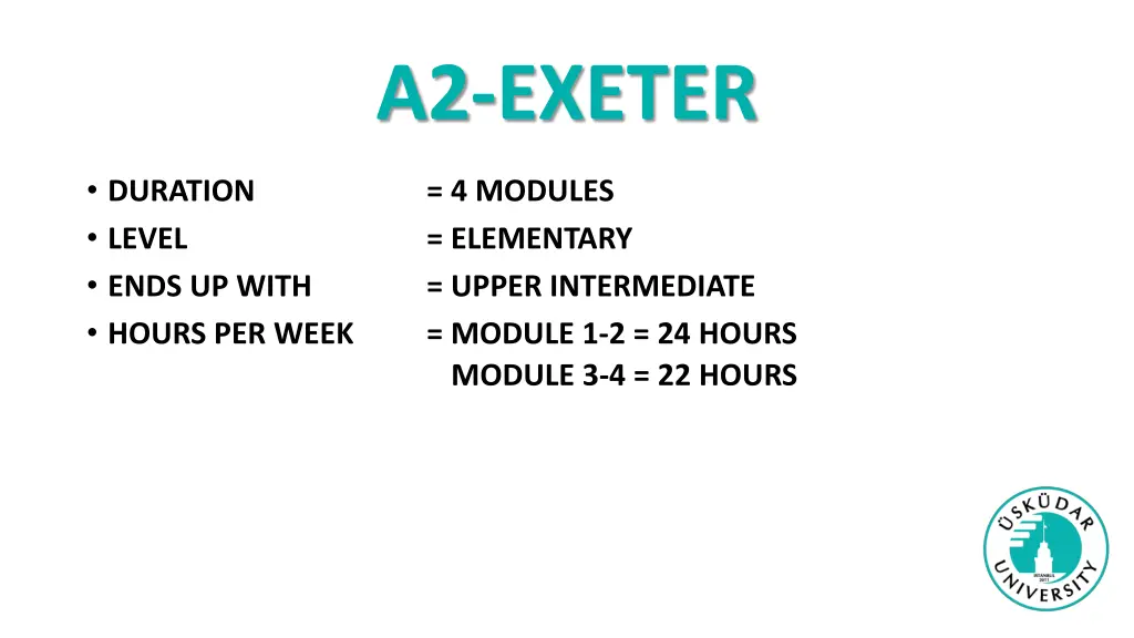 a2 exeter