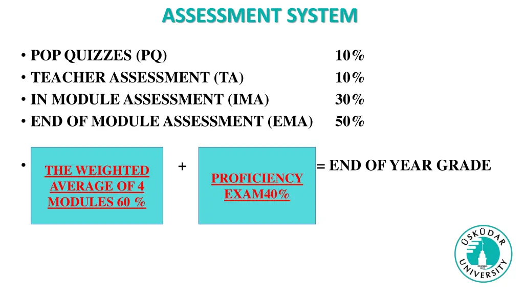 assessment system