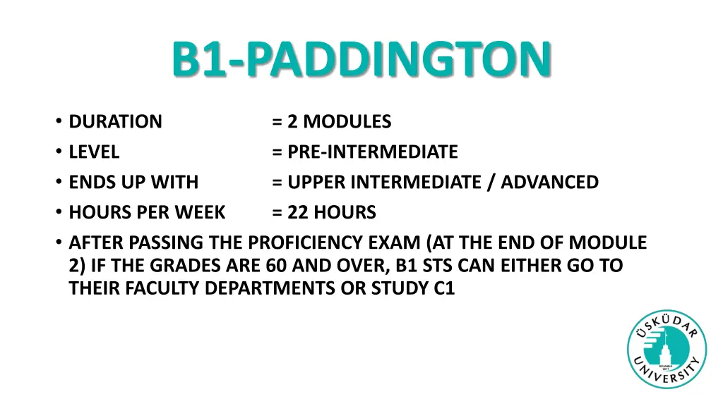 b1 paddington