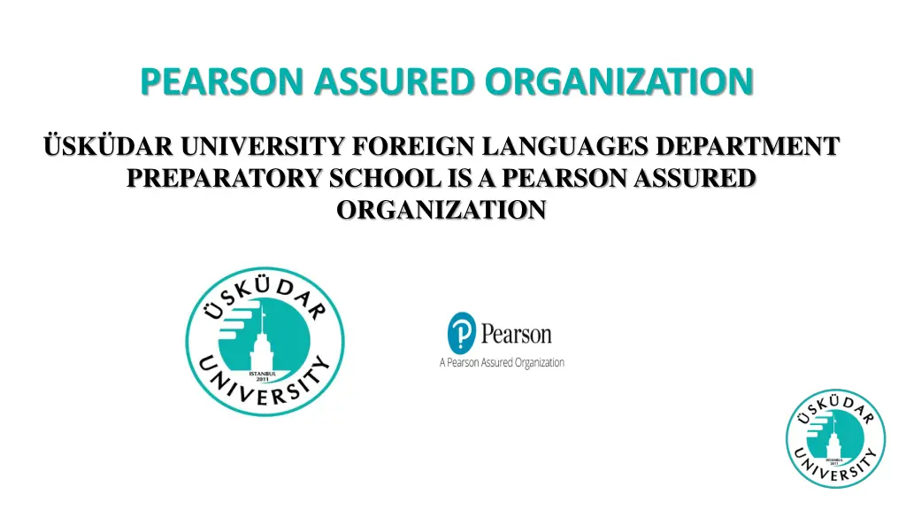 pearson assured organization