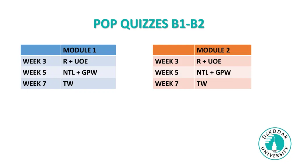 pop quizzes b1 b2