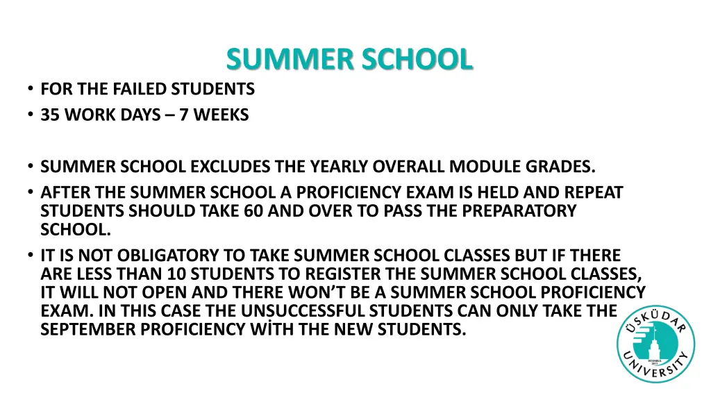summer school