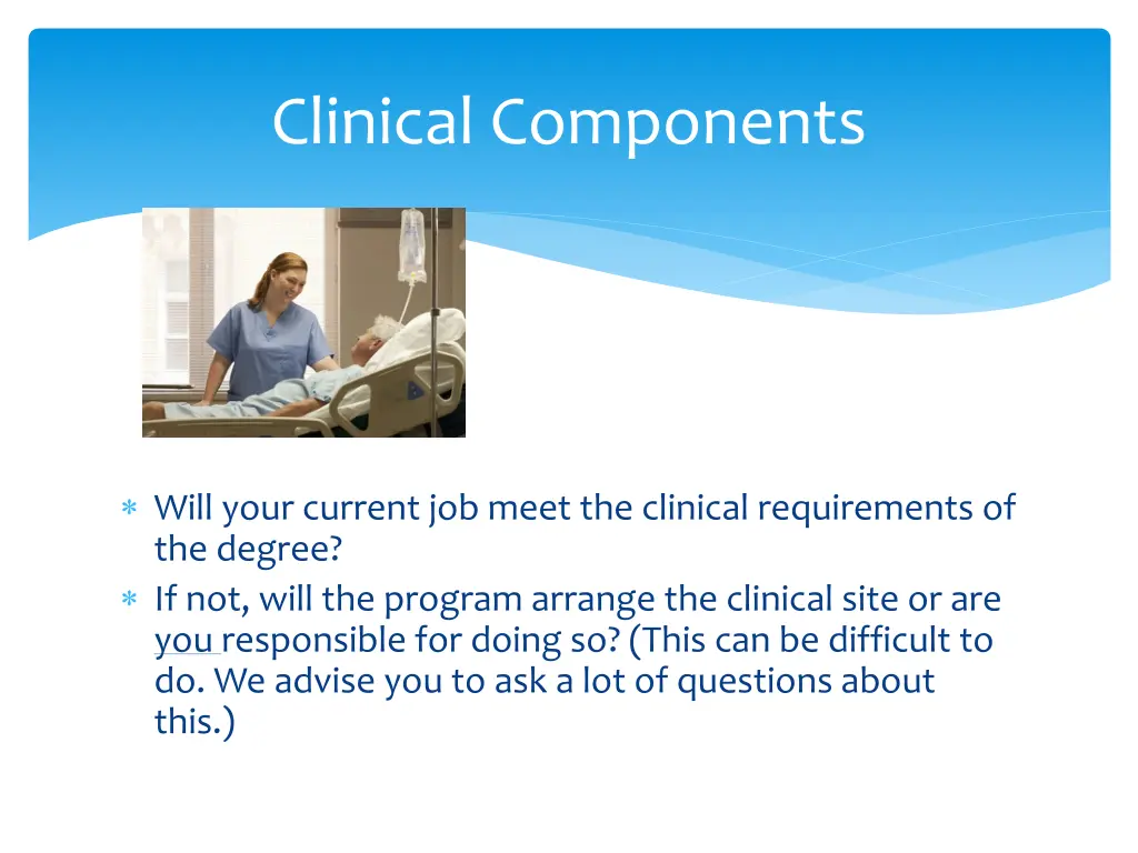 clinical components