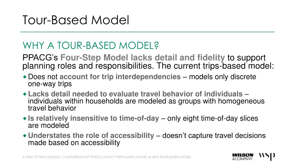 tour based model