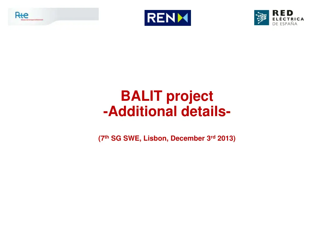 balit project additional details
