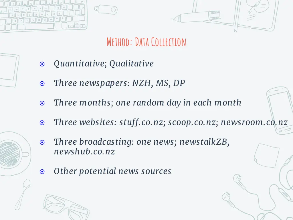 method data collection