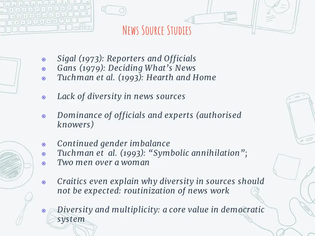 news source studies