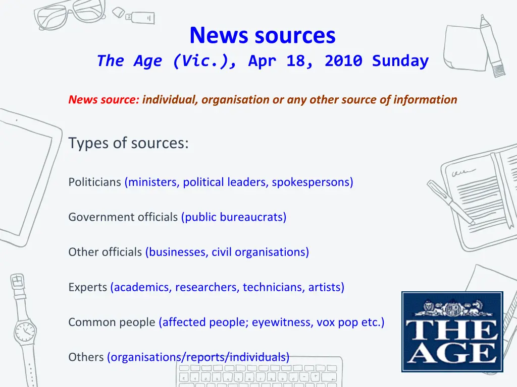 news sources 1