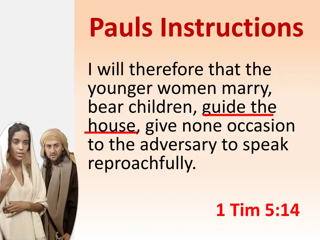 pauls instructions