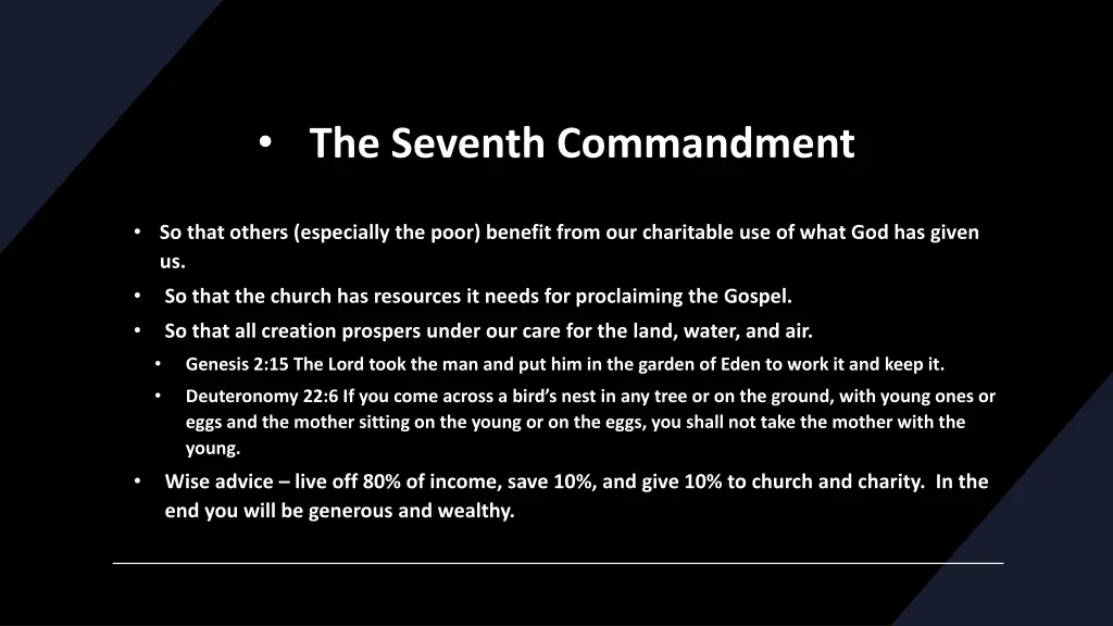 the seventh commandment 5