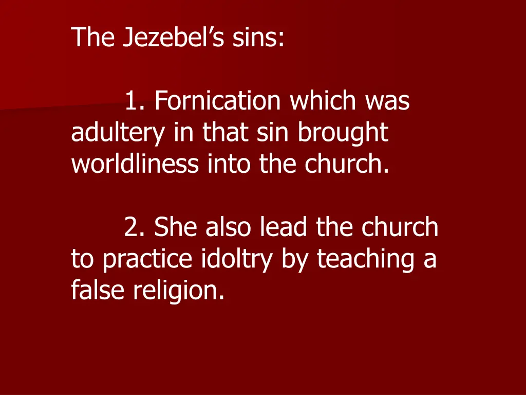 the jezebel s sins